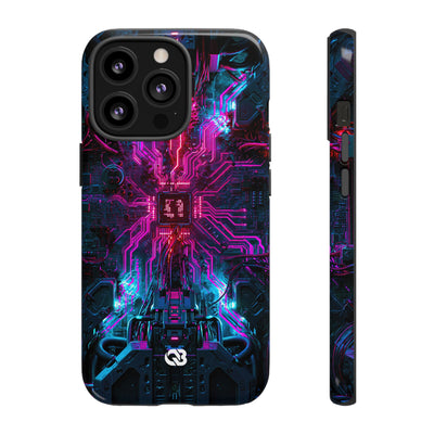 Neural Circuit Core · Tough Phone Case for iPhone · Black