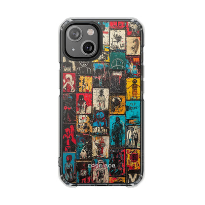 Figured Grid iPhone 14 Case - Impact