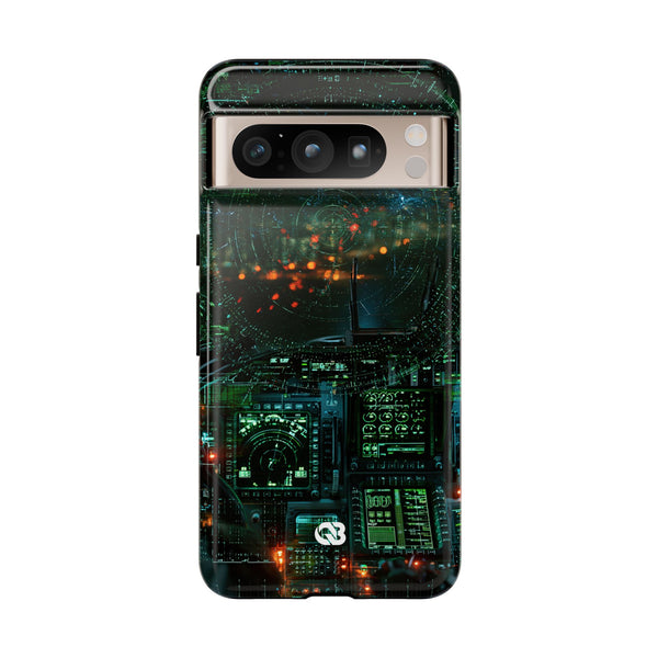 Tactical Avionics HUD · Tough Phone Case for Pixel ·  Green