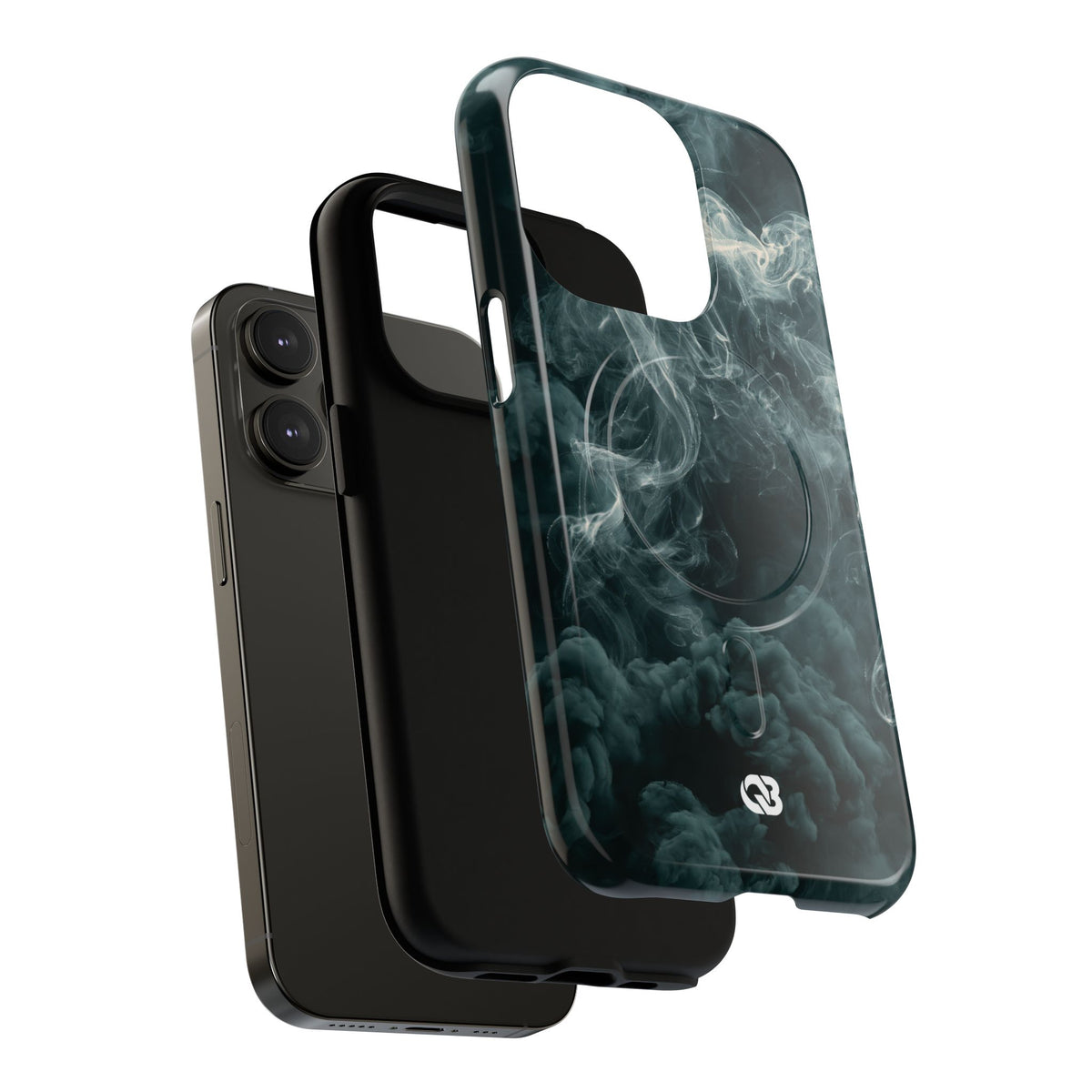 Luminescent Vapor Drift · Tough 2.0 Magnetic Phone Case for iPhone · Teal