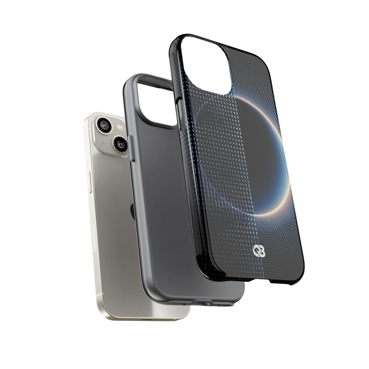 Luminous Meridian · Tough Phone Case for iPhone · Black