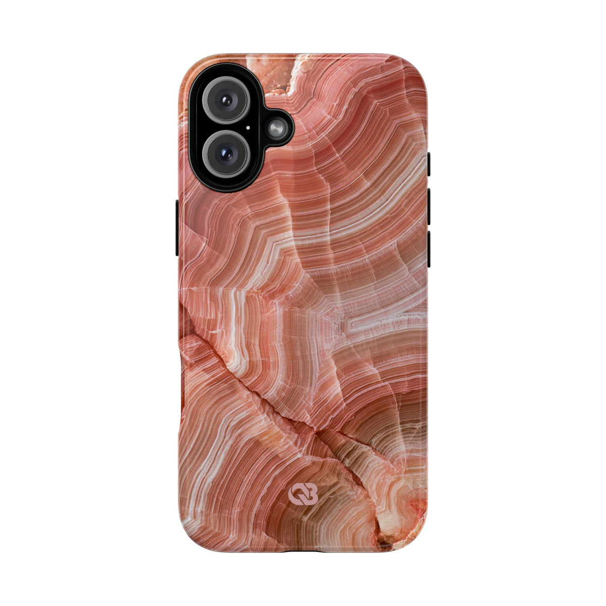 Blushing Rose Strata · Tough Phone Case for iPhone · Pink
