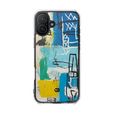 Azure Urban Scribble · Impact Custodia per iPhone · Magsafe