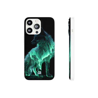 Nordic Aurora Fox · Lite Phone Case for iPhone ·  Teal