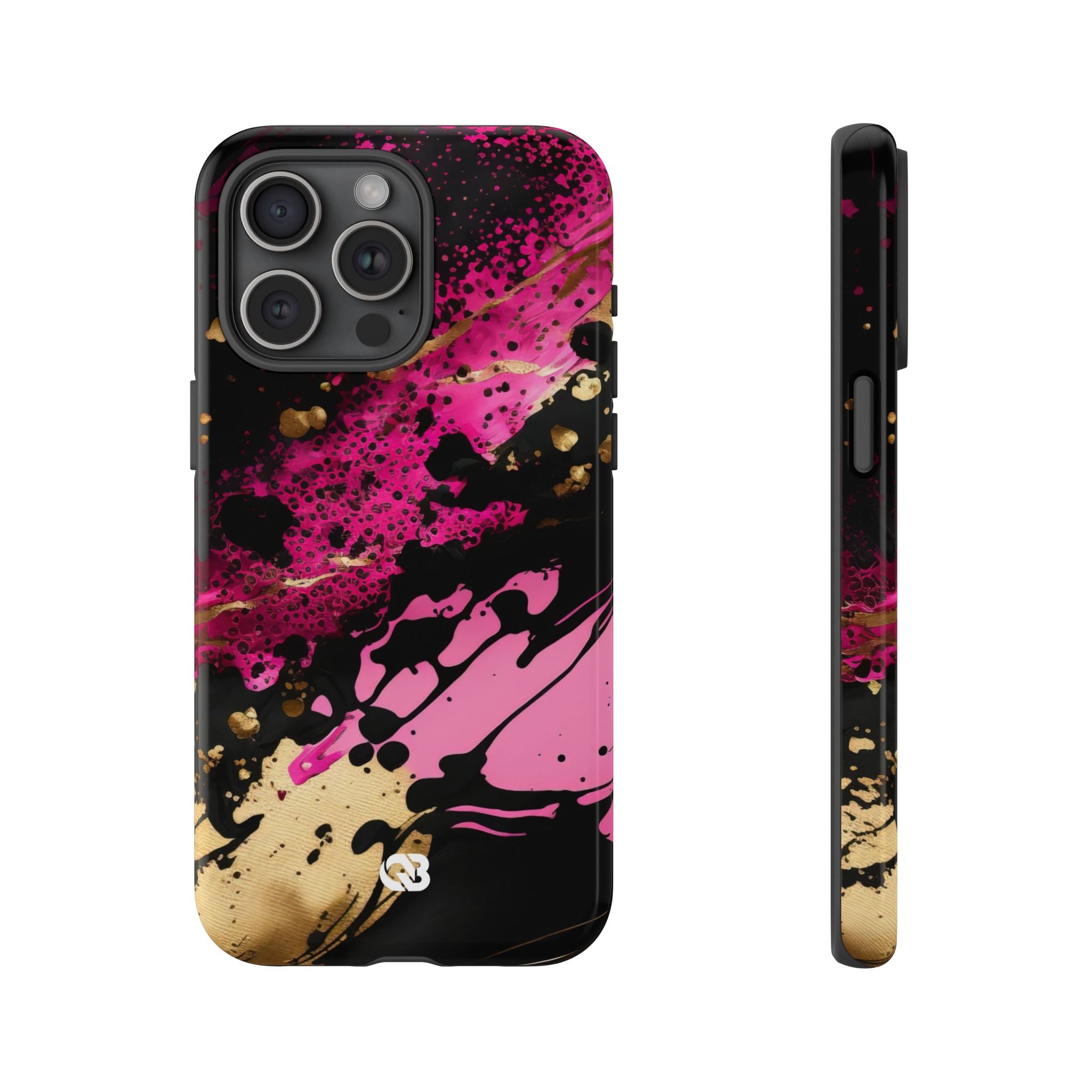 Magenta Liquid Gold · Tough Fundas para teléfono para iPhone