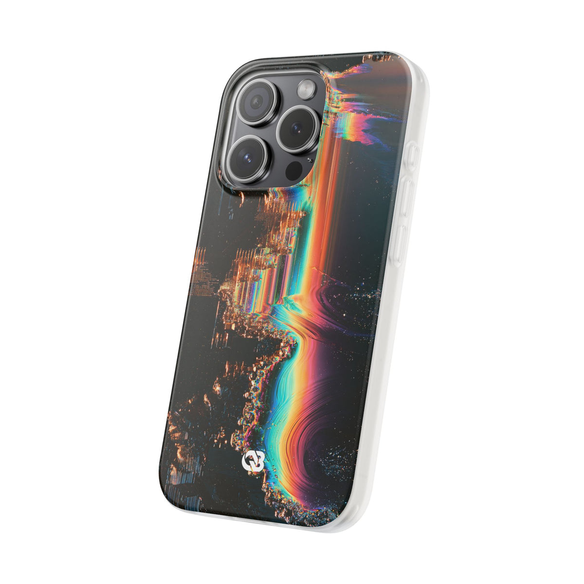 Prismatic Circuit · Lite Phone Case for iPhone ·  Black