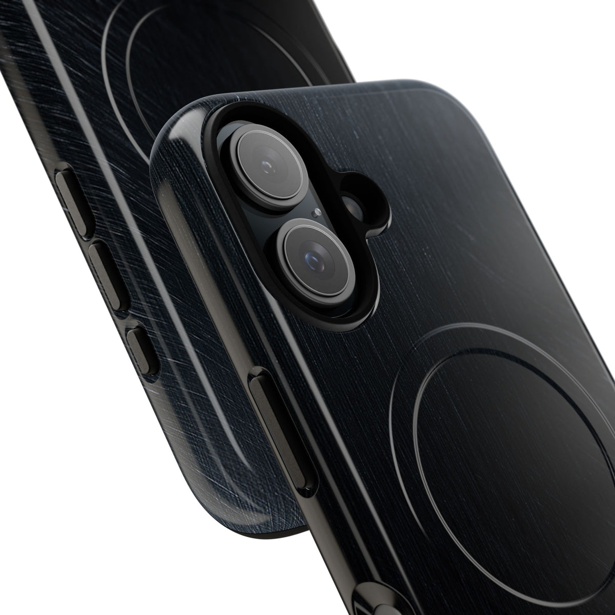 Brushed Obsidian Steel · Tough 2.0 Magnetic Phone Case for iPhone · Black
