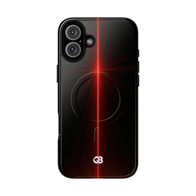 Red Tough 2.0 Magsafe Phone Case for iPhone - Crimson Flare Vector