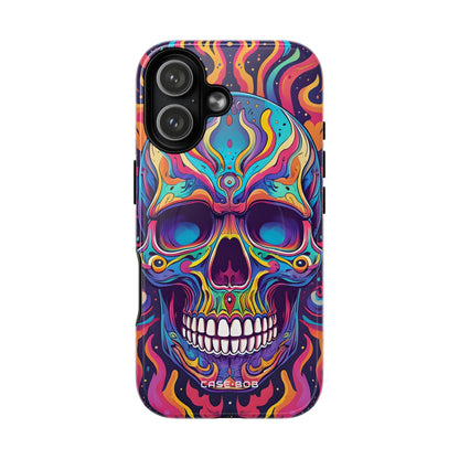 Flaming Skull iPhone 17 Case - Tough+ - CASE•BOB