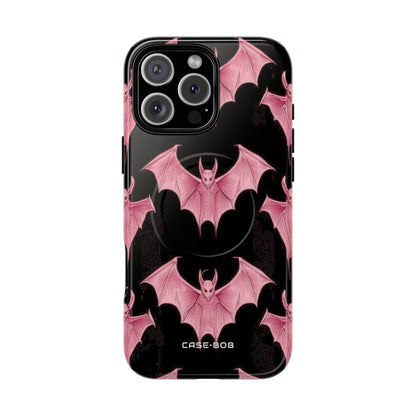 Pink Batwave iPhone 16 Pro Max Case - Tough+