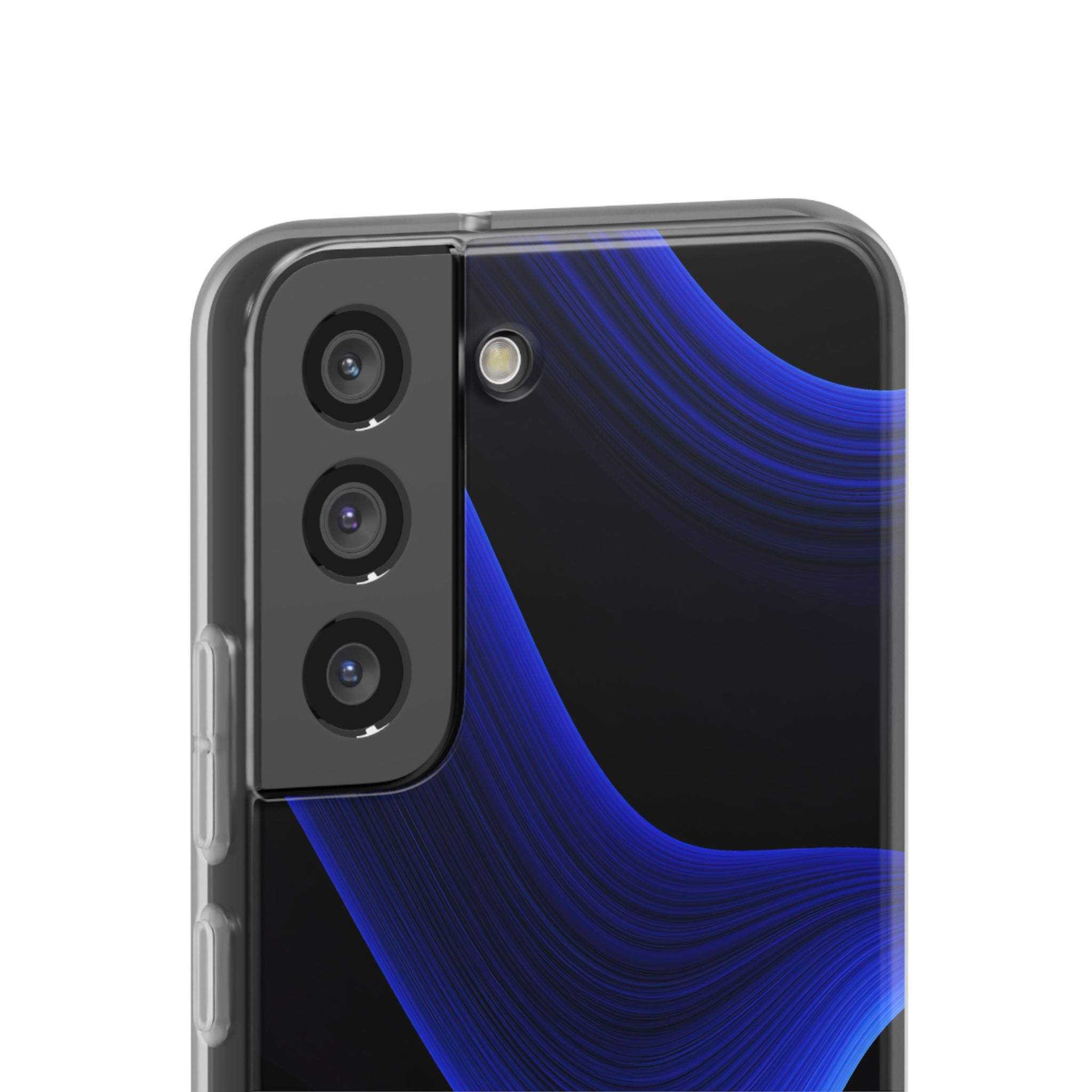 Blue Lite Phone Case for Samsung - Electric Cobalt Flow