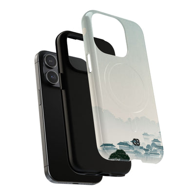 Blue Tough 2.0 Magsafe Phone Case for iPhone - Mist Valley Pagoda
