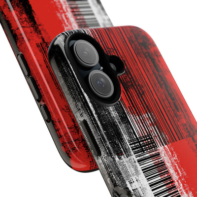 Distorted Barcode · Tough Phone Case for iPhone · Black