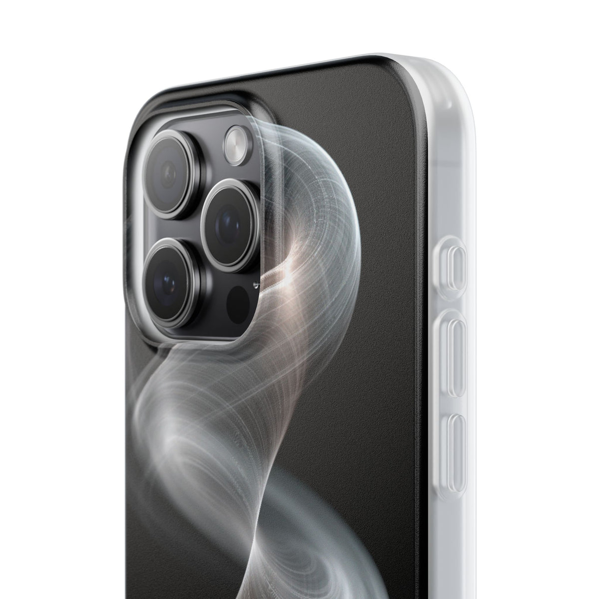 Luminous Vortex · Lite Phone Case for iPhone ·  Black