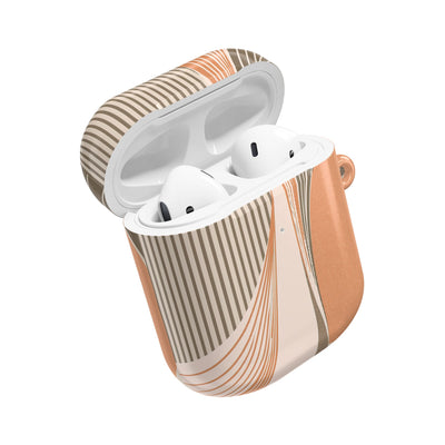 Terracotta Meridian · Hard Case for AirPods & AirPods Pro · Orange