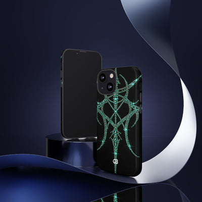 Teal Cyber Sigil · Tough Phone Case for iPhone · Teal