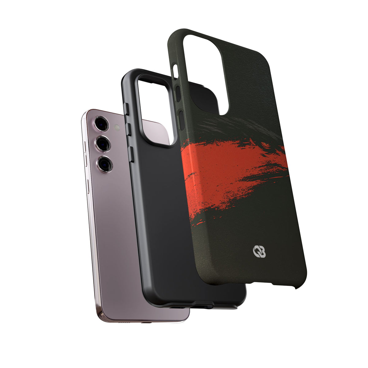 Crimson Raptor Noir · Tough Phone Case for Samsung · Black