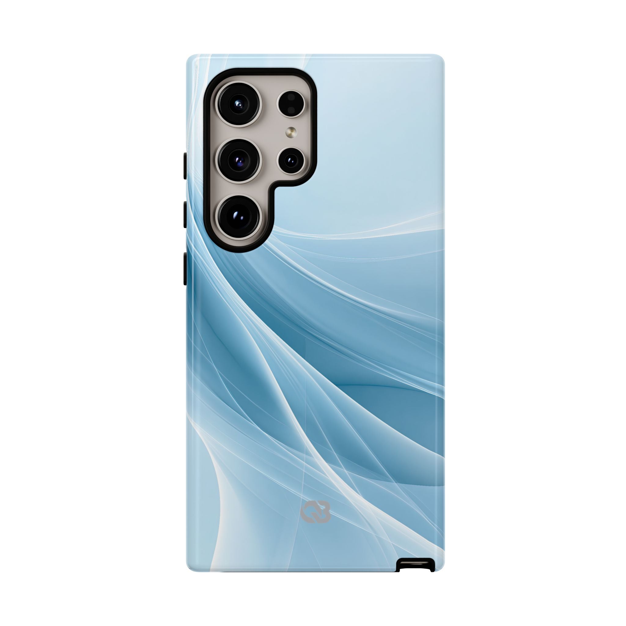 Blue Tough Phone Case for Samsung - Arctic Silk Drift