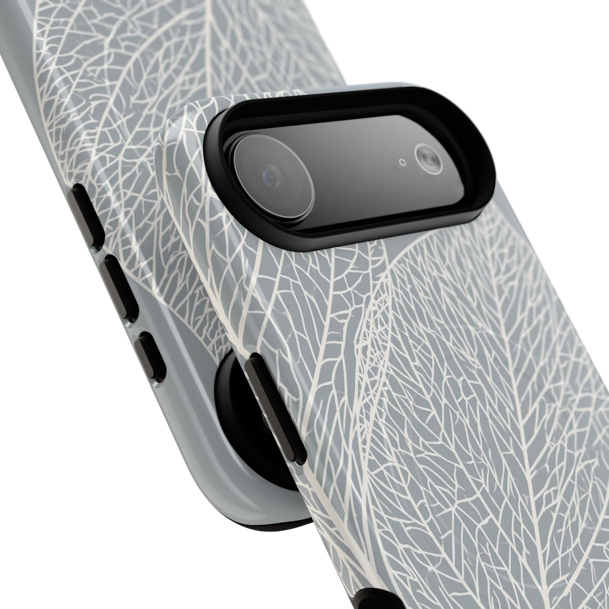 Minimal Leaf Skeleton · Tough 2.0 Magnetic Phone Case for iPhone · Grey