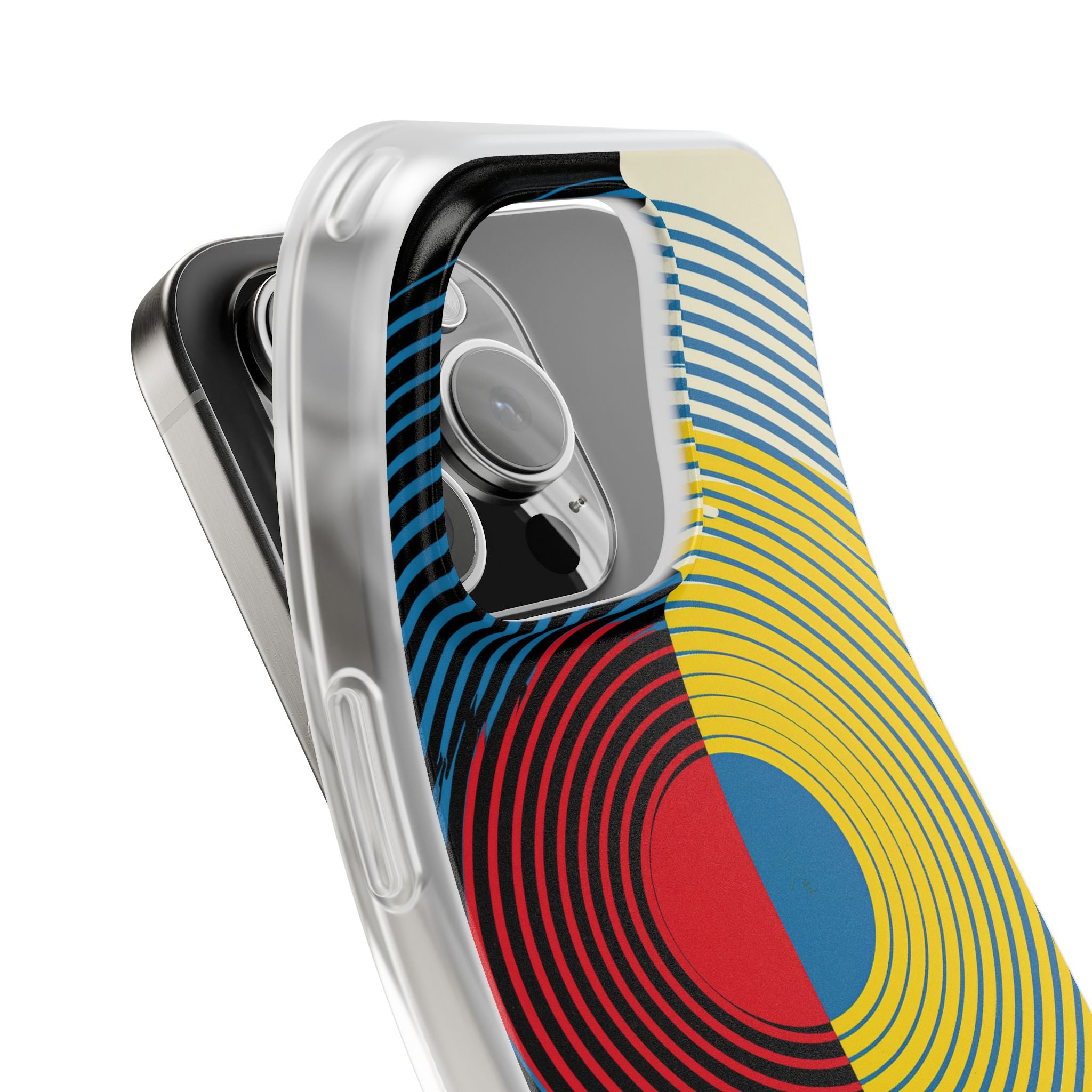 Blue Lite Phone Case for iPhone - Primary Circuit Orbit