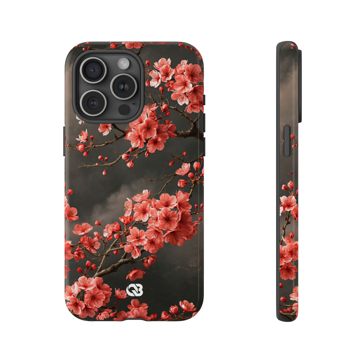 Dark Sakura Nocturne · Tough Phone Case for iPhone · Black