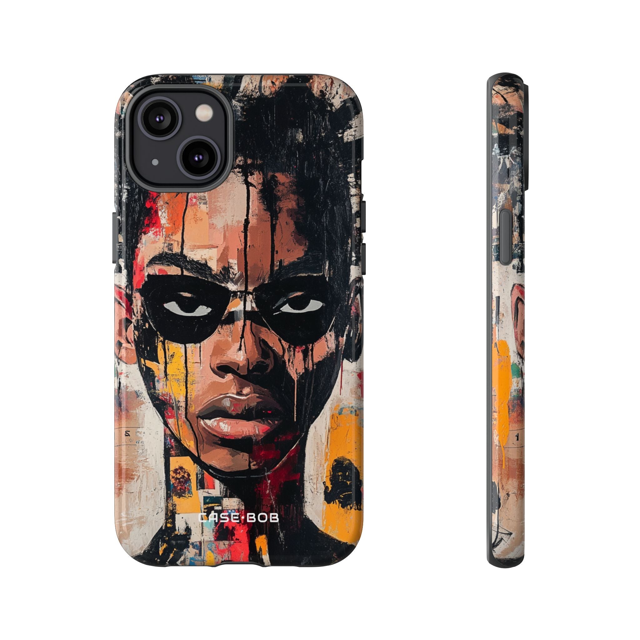 Masked Portrait Drips iPhone 14 Plus Case - Tough