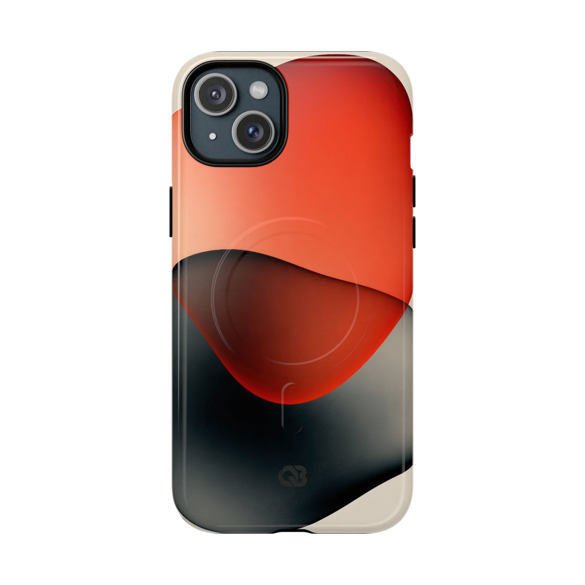 Translucent Crimson Form · Tough 2.0 Magnetic Phone Case for iPhone · Red