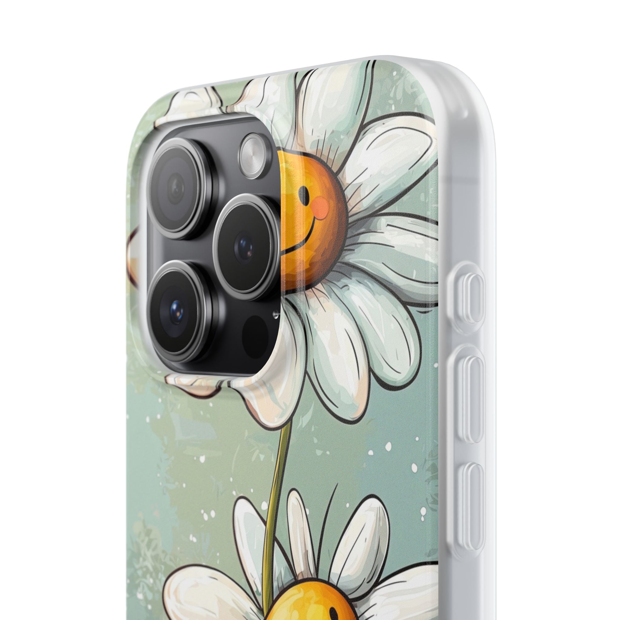 Sunny Daisy Smiles iPhone 15 Pro Case - Soft