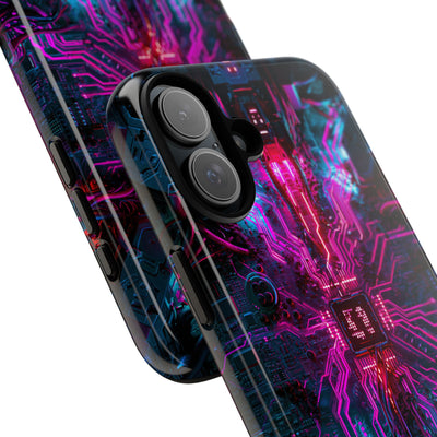 Neural Circuit Core · Tough Phone Case for iPhone · Black