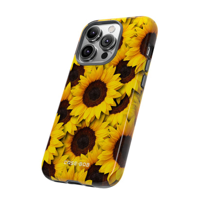 Sonnenblumen-Glühen iPhone 14 Pro Case - Tough