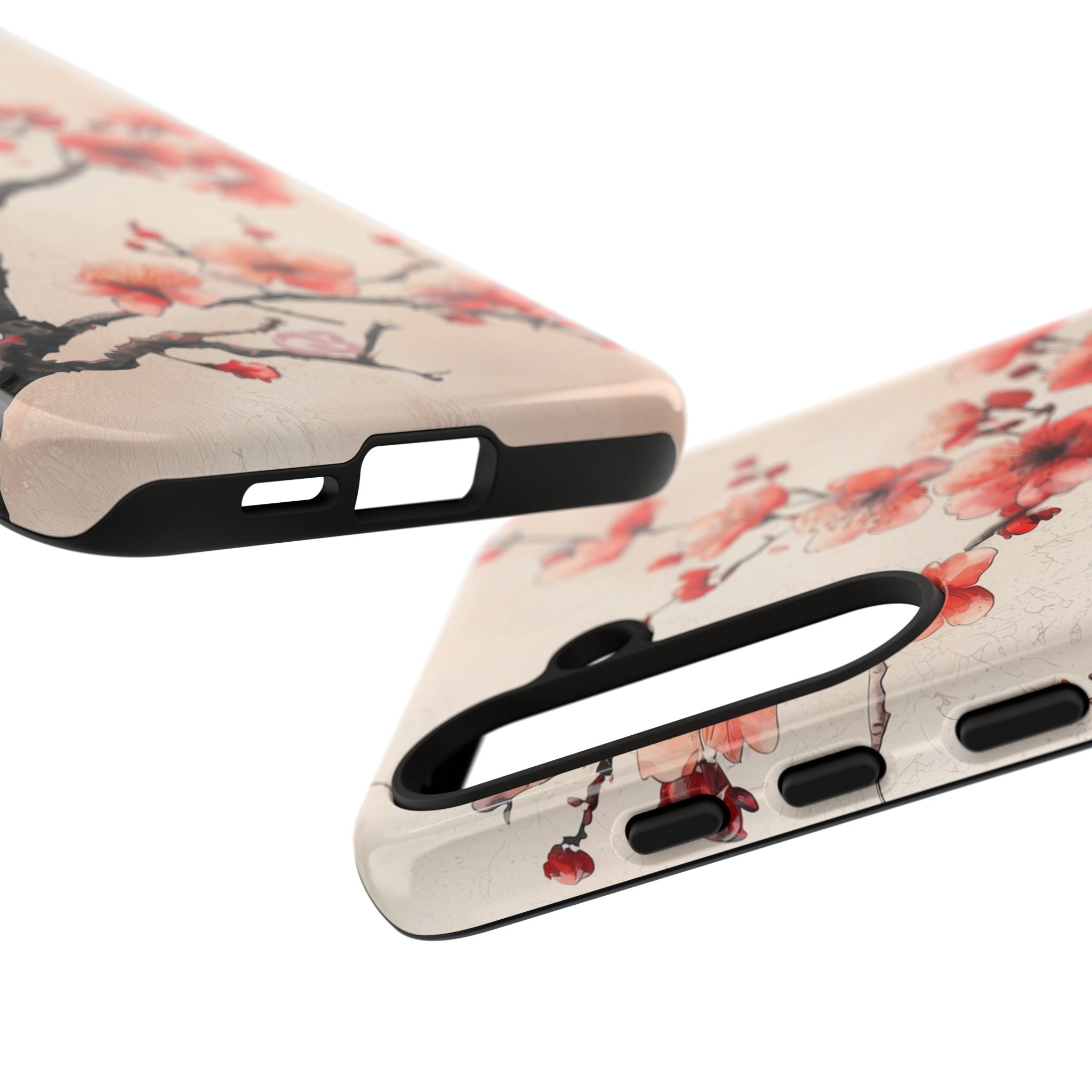 Crimson Silk Flora · Tough Phone Case for Samsung