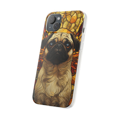 Amber Pug Divinity · Soft Case for iPhone
