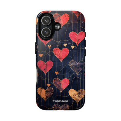 Golden Hearts Network iPhone 17 Case - Tough+ - CASE•BOB