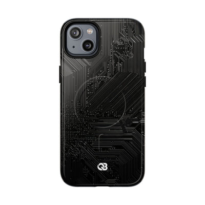 Obsidian Circuitry · Tough 2.0 Magnetic Phone Case for iPhone · Black