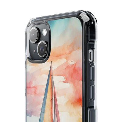 Crimson Horizon Sail · Impact Phone Case for iPhone · Magsafe