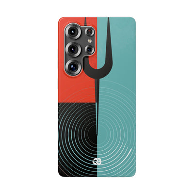 Teal Lite Phone Case for Samsung - Sonic Static Split