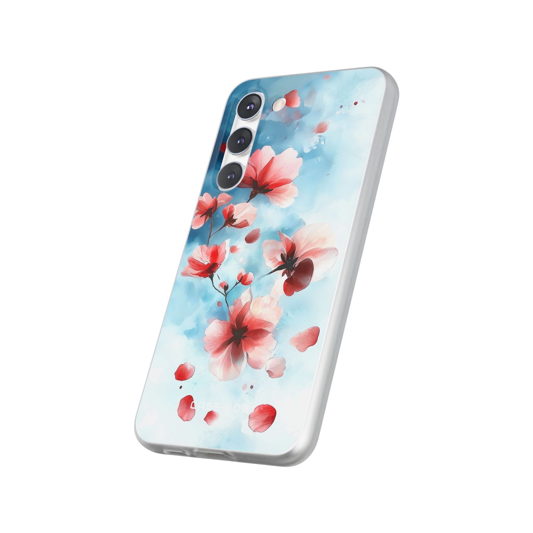 Pink Blossom Drift Samsung S23 Plus Case - Soft