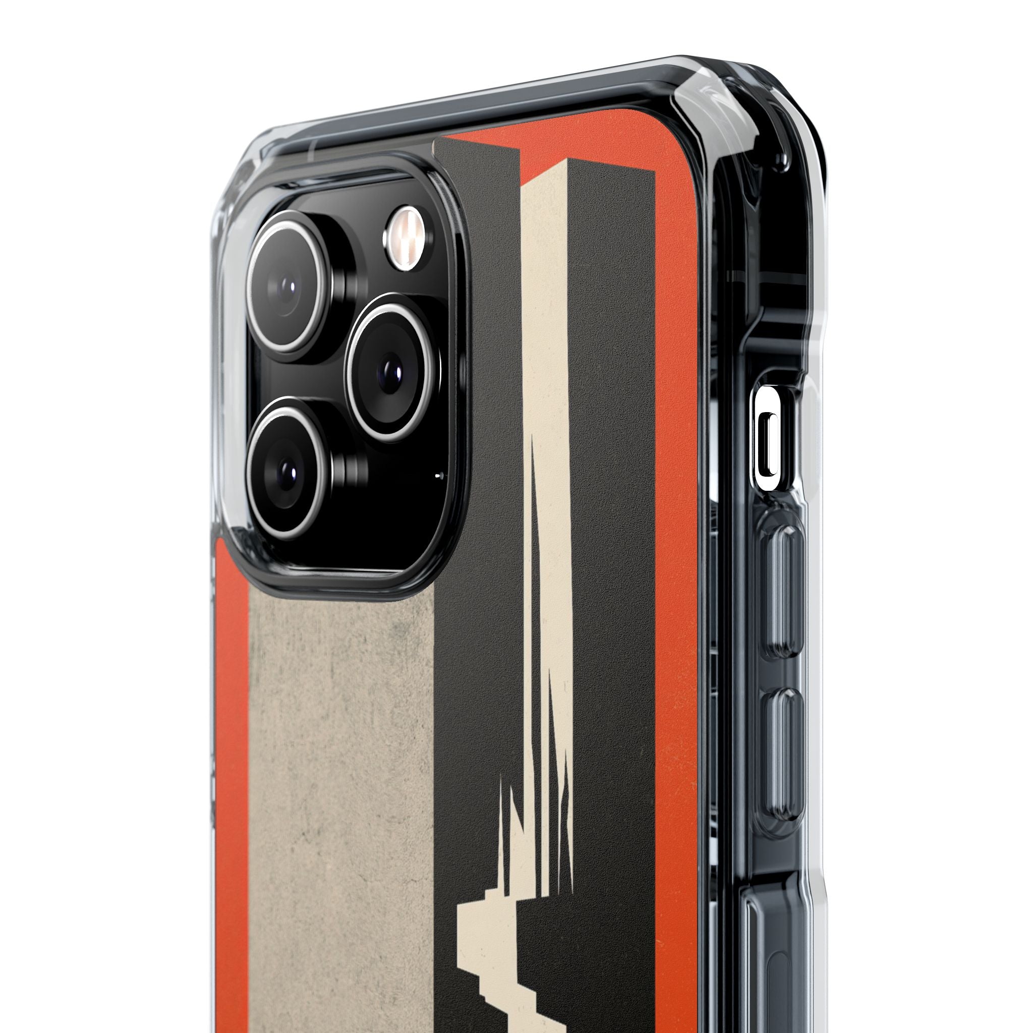 Orange Impact MagSafe Phone Case for iPhone - Orange Monolith Rift