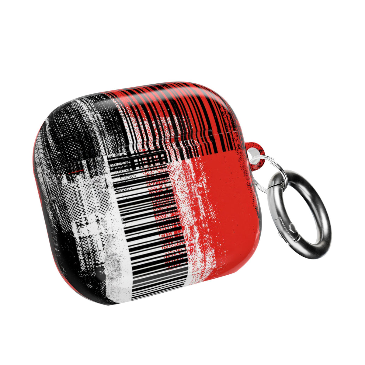 Distorted Barcode · Hard Case for AirPods & AirPods Pro · Black