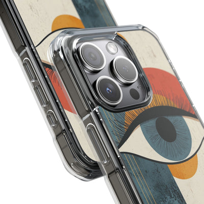 Distressed Azure Ocular · Impact Phone Case for iPhone · Magsafe