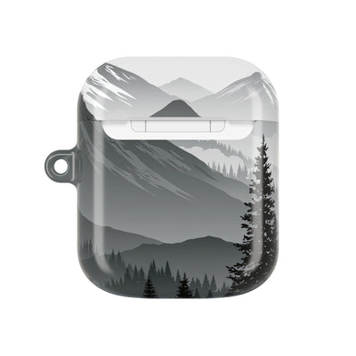 Alpine Horizon · Hard Case for AirPods & AirPods Pro · Black