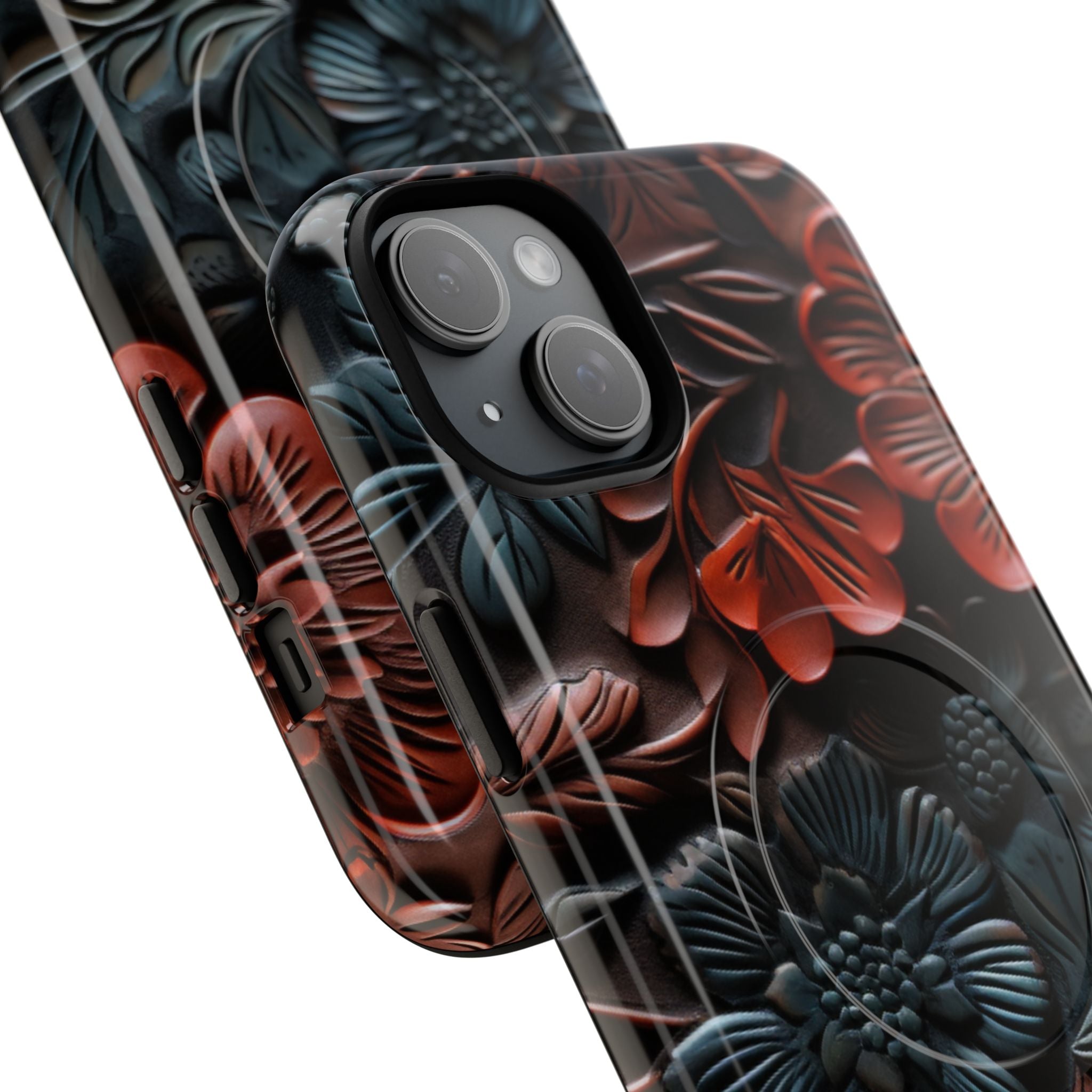 Carved Earth Bloom · Tough+ Coque de téléphone pour iPhone · Magsafe