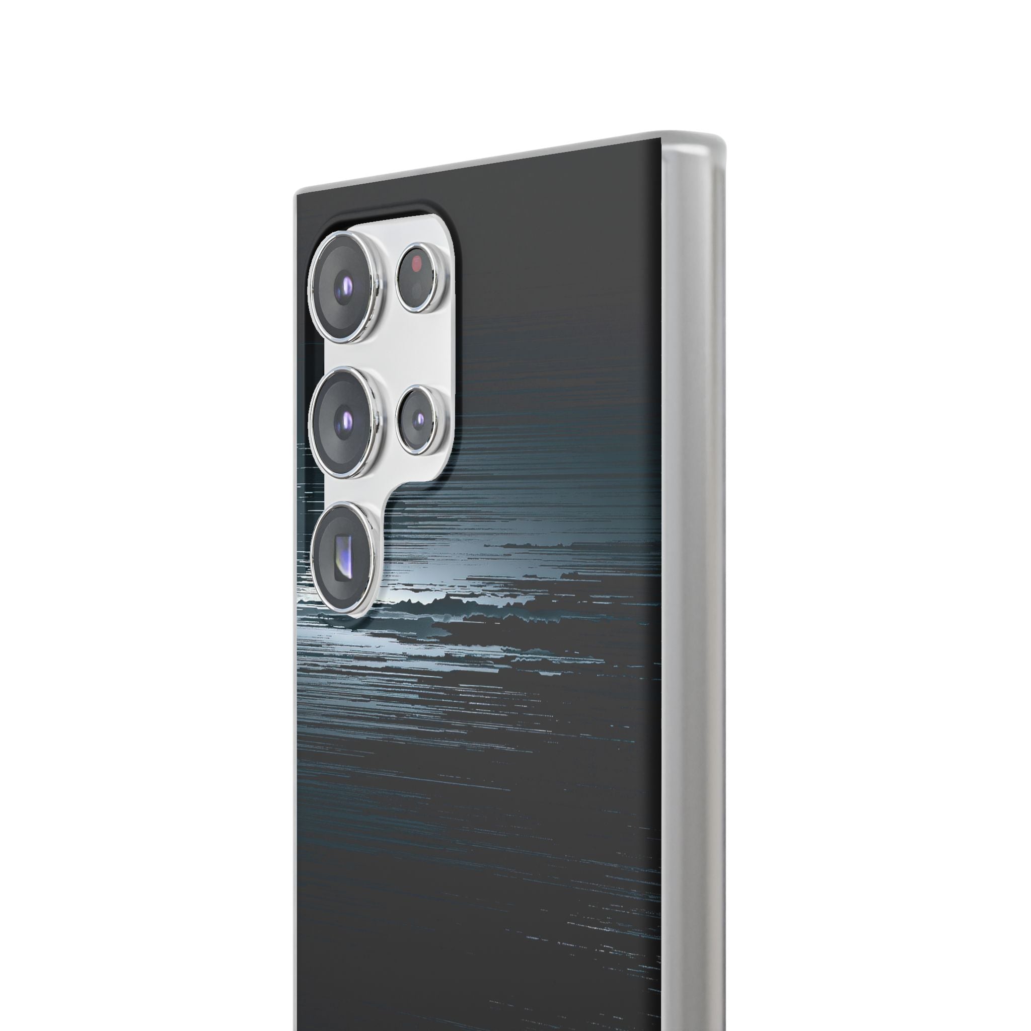 Black Lite Phone Case for Samsung - Frozen Signal Glitch