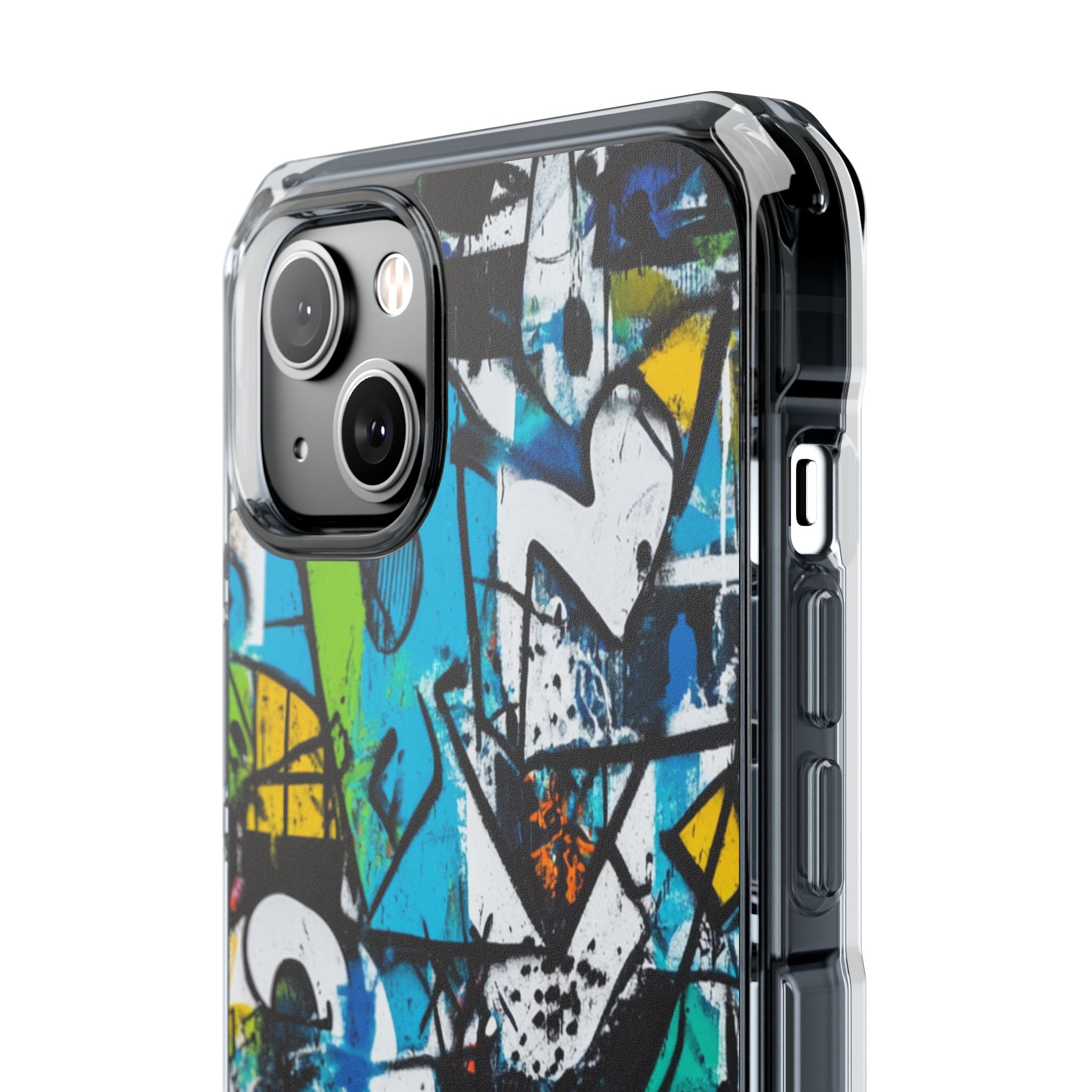 Weißes Ripple Drift iPhone 14 Plus Case - Impact