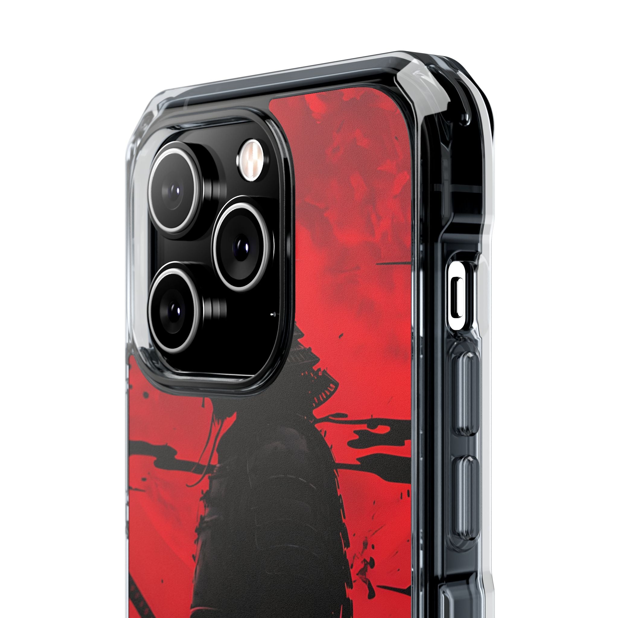 Crimson Samurai iPhone 14 Pro Cover - Impact