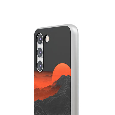 Solar Ridge Mesh · Lite Phone Case for Samsung · Black