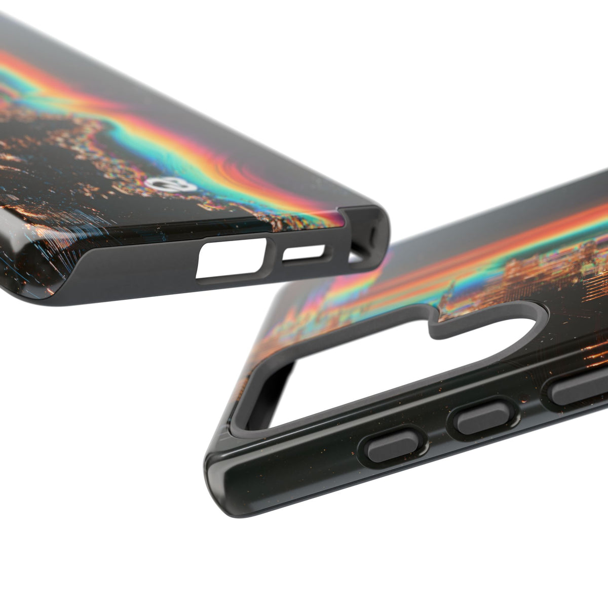 Prismatic Circuit · Tough Phone Case for Samsung · Black