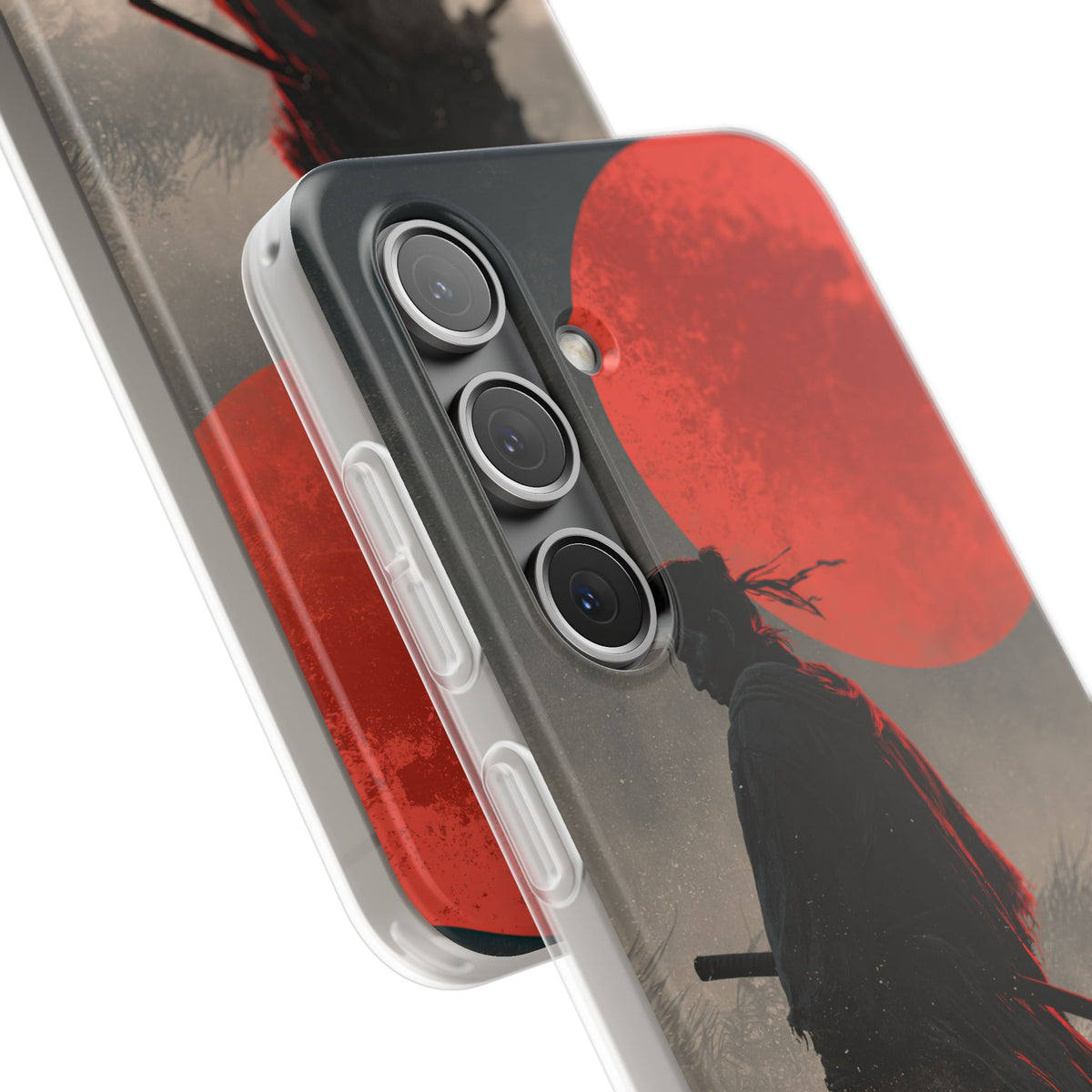 Crimson Moon Ronin · Lite Phone Case for Samsung · Black