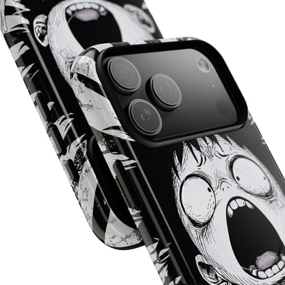 Screaming Stripes iPhone 17 Pro Max Case - Tough+ - CASE•BOB