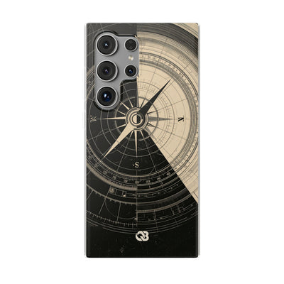 Beige Lite Phone Case for Samsung - Obsidian Nautical Blueprint